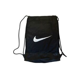 Nike Black and White Drawstring Backpack